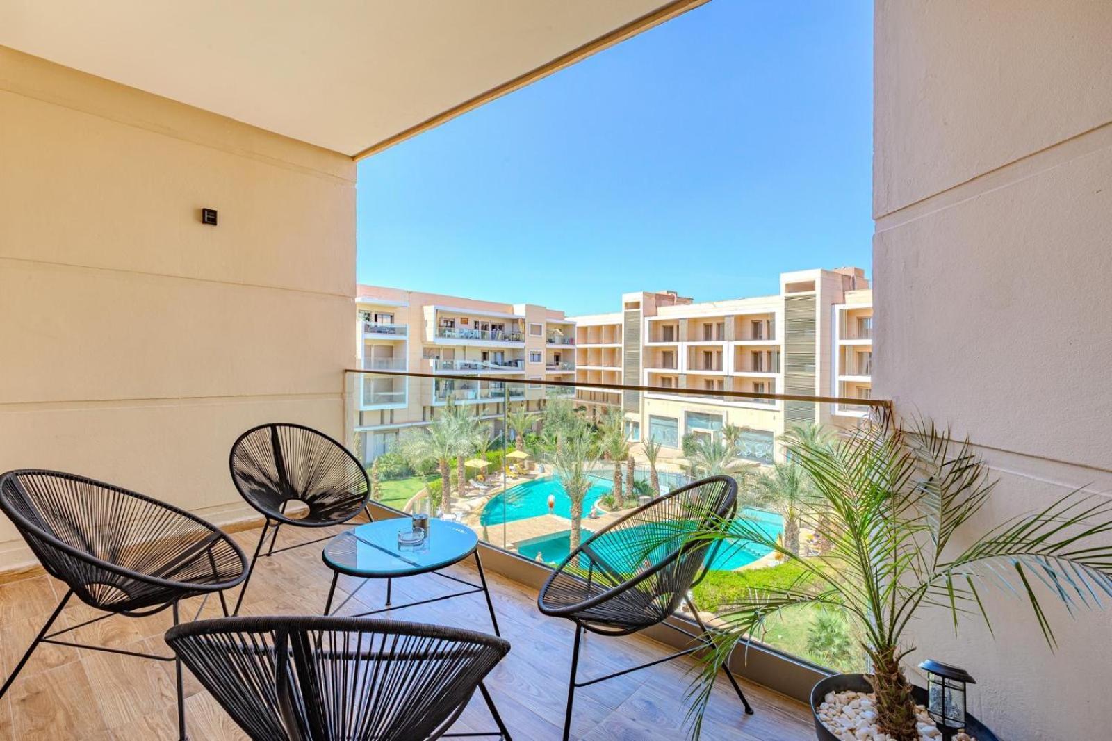 Ferienwohnung Royal Deluxe Platinum - Marrakech, Luxe Pool View Marrakesch Exterior foto